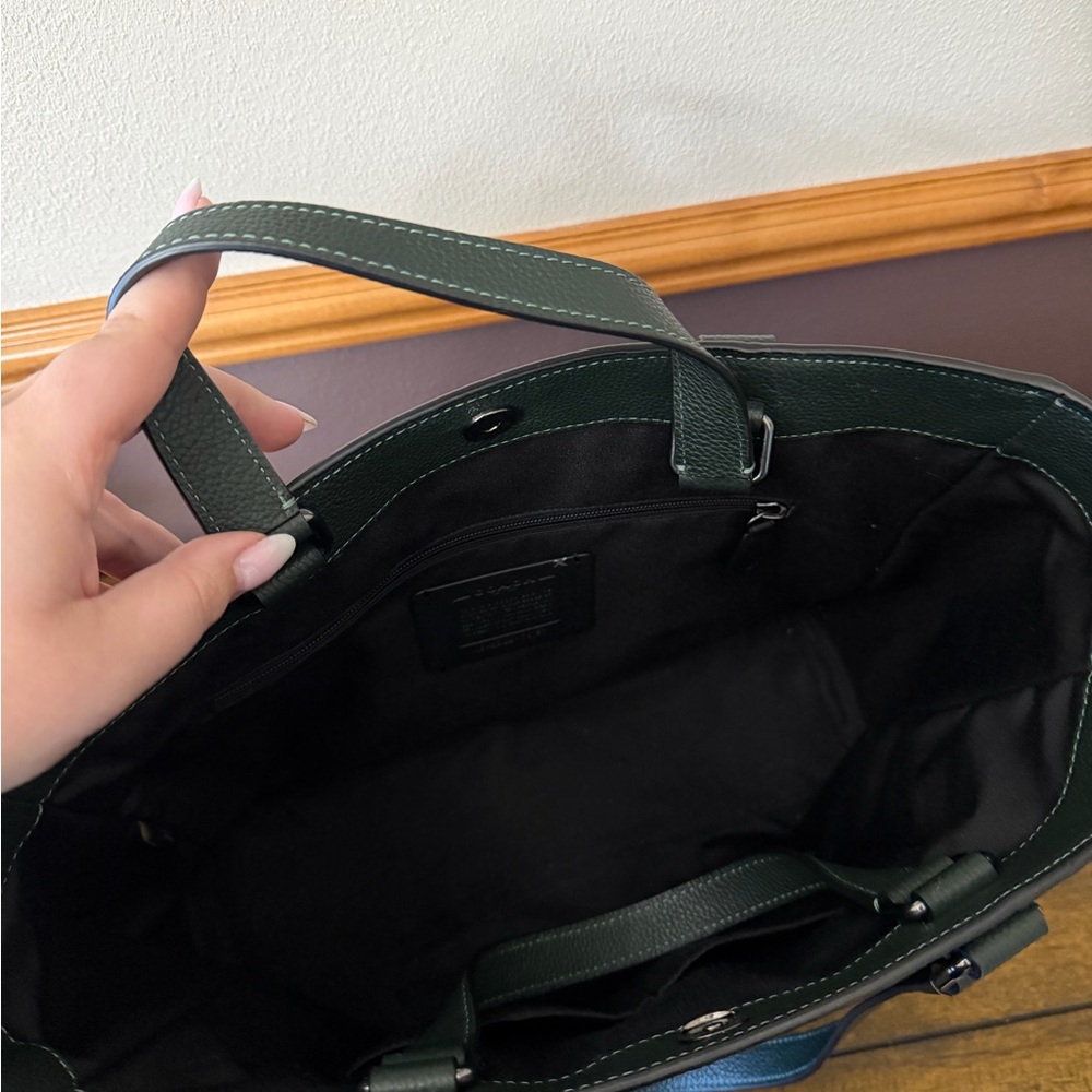 Coach Hudson Double Handle Tote Shoulder Bag - Picture 12 of 13